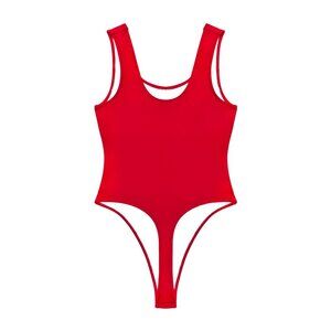 Kepblom Women's High Cut One Piece Swimsuit Thong Swimsuits Sexy Bodysuit S